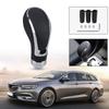 Automobile Leather Black Gear Shift Knob Universal M8 M10 M12 For Automatic Manual Transmission Car Shift Lever Gear Stick Shift
