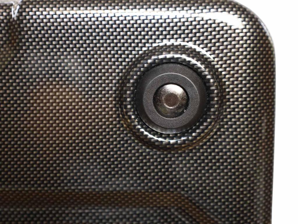 G-BRONCO Attache Case, 45cm, B4 Size, Polycarbonate PC Case with Shoulder Strap, Carbon Print, 524020345 (Carbon Print)