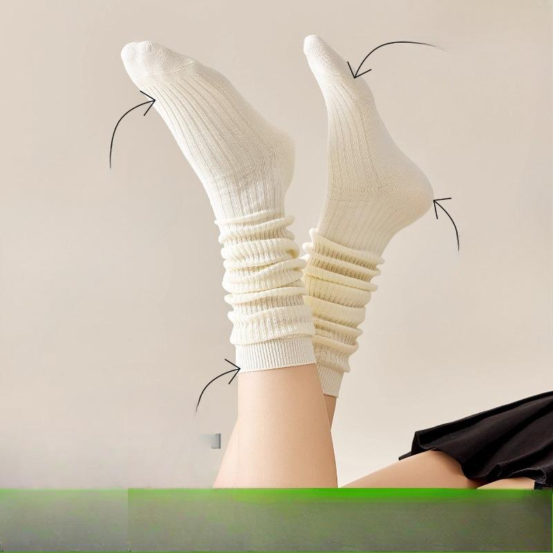 Autumn and Winter Calf Socks, Strong Slimming Leg Socks, Women's Long Stockings, Pile Stockings, Long Stockings, Slimming Boot Socks