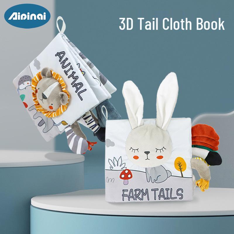 Infant Cognition Pop-up Cloth Book: Tear-proof, Chewable & Durable