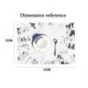 Ramadan Kareem Placemats Crescent Design for Eid Al-Fitr Celebrations & Home Dining Decor Rectangular Table Mats