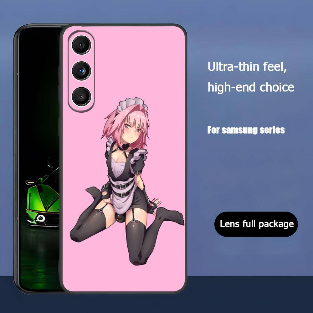 Astolfo For Samsung Galaxy S25 S24 S23 Ultra S22 S21 Plus S20 Black Soft Silicone Protective Case