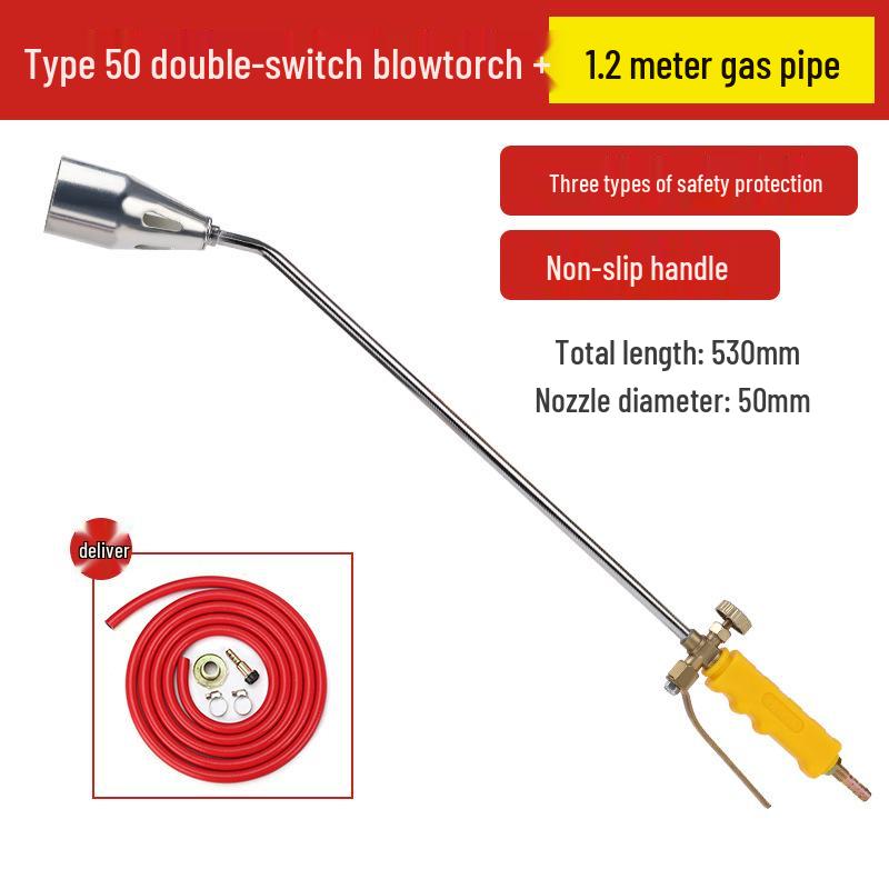 Portable Liquefied Gas Blowtorch for Household Use - Ideal for Singeing Pig Hair and Fire Starting