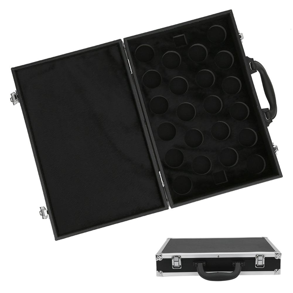 Metal Latches Billiard Ball Storage Box Hard Shell Protective Cover  Snooker Accessory Storage