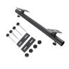 Patio Umbrella Holder Stand Waterproof Deck Sun Umbrella Clamp Mount for Most Wooden Iron Deck Rail