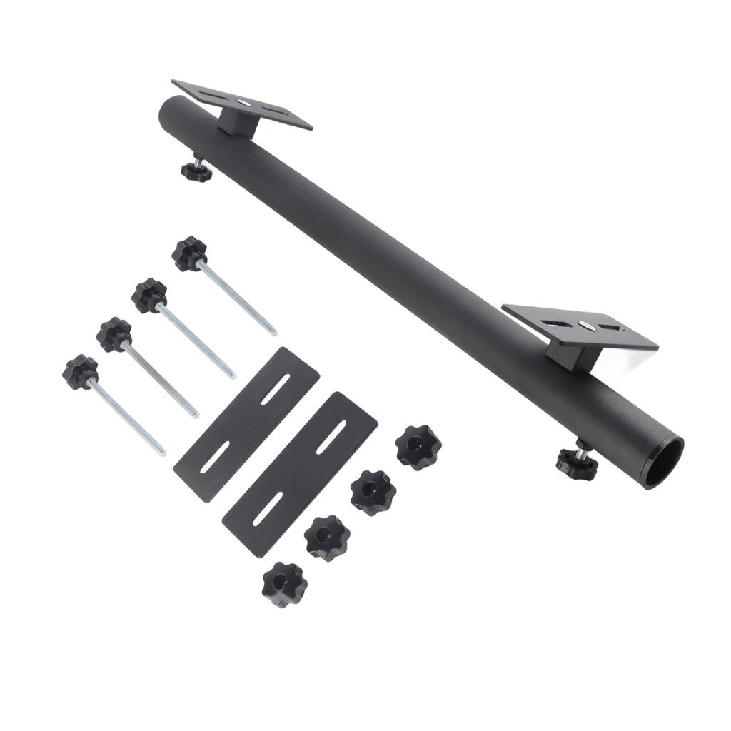 Patio Umbrella Holder Stand Waterproof Deck Sun Umbrella Clamp Mount for Most Wooden Iron Deck Rail