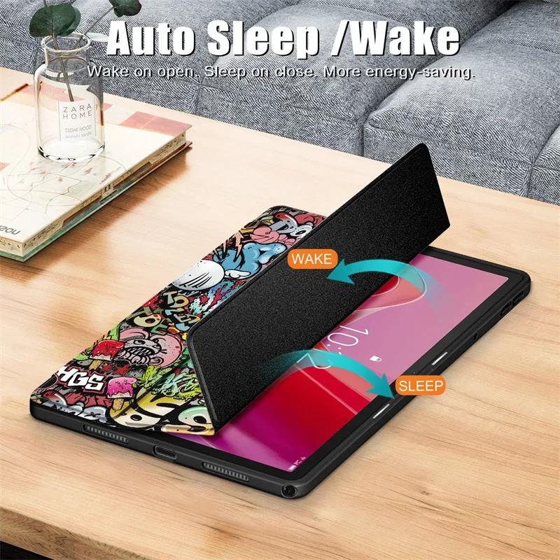Tablet Case For Lenovo Xiaoxin Pad 2024 Case TB331FC 11'' With Pencil Holder Magnetic Clear Soft Back Cover For Lenovo Tab M11 TB330FU Case