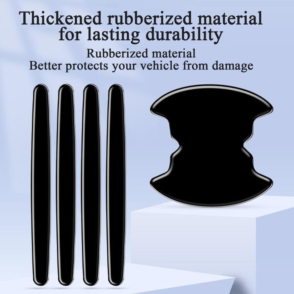 Car Door Handle Protector Anti Scratch Vehicle Door Handle Cup Protector Protective Film Sticker For Truck SUV RV Maintenance