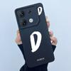 For Infinix GT 10 Pro X6739 Phone Case Lucky Initial Letter Matte Soft Silicone Shell For InfinixGT 10Pro GT10 Pro Cover Casing