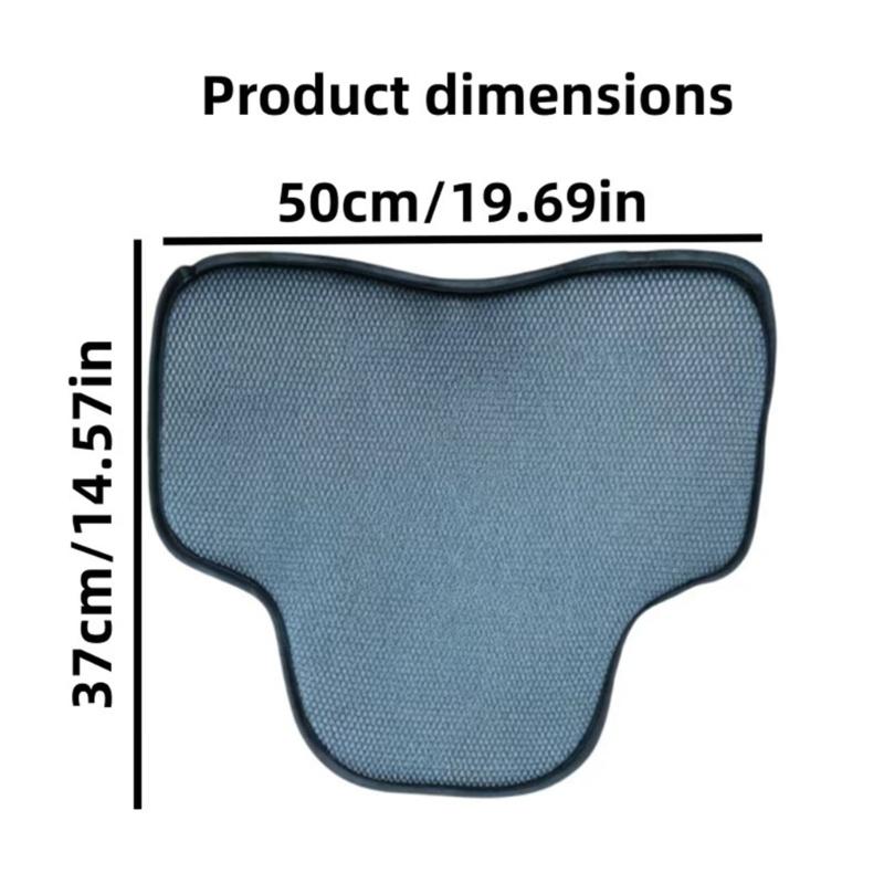 Training Horse Saddles Pad with Shaped Underlay Form, Breathable Polyester Layer for Daily Use, Pressure Balance Help and Simple Cleanup, 50 X 37 Cm