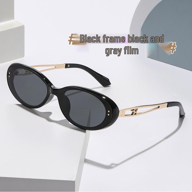 Millennium Hot Girl Cat Eye Sunglasses - Trendy European & American Retro Style Women's Sun Protection