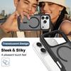 PET Screen Protector Skin Feel Magnetic Phone Case For iPhone 17 Pro Max Air TPU Frame Translucent Frosted Acrylic Cover Fundas