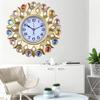 Living Room Clock Creative European Wall Clock Retro Art Wall Watch Decorative Wall Clock Home Silent Fashion Clock for Study