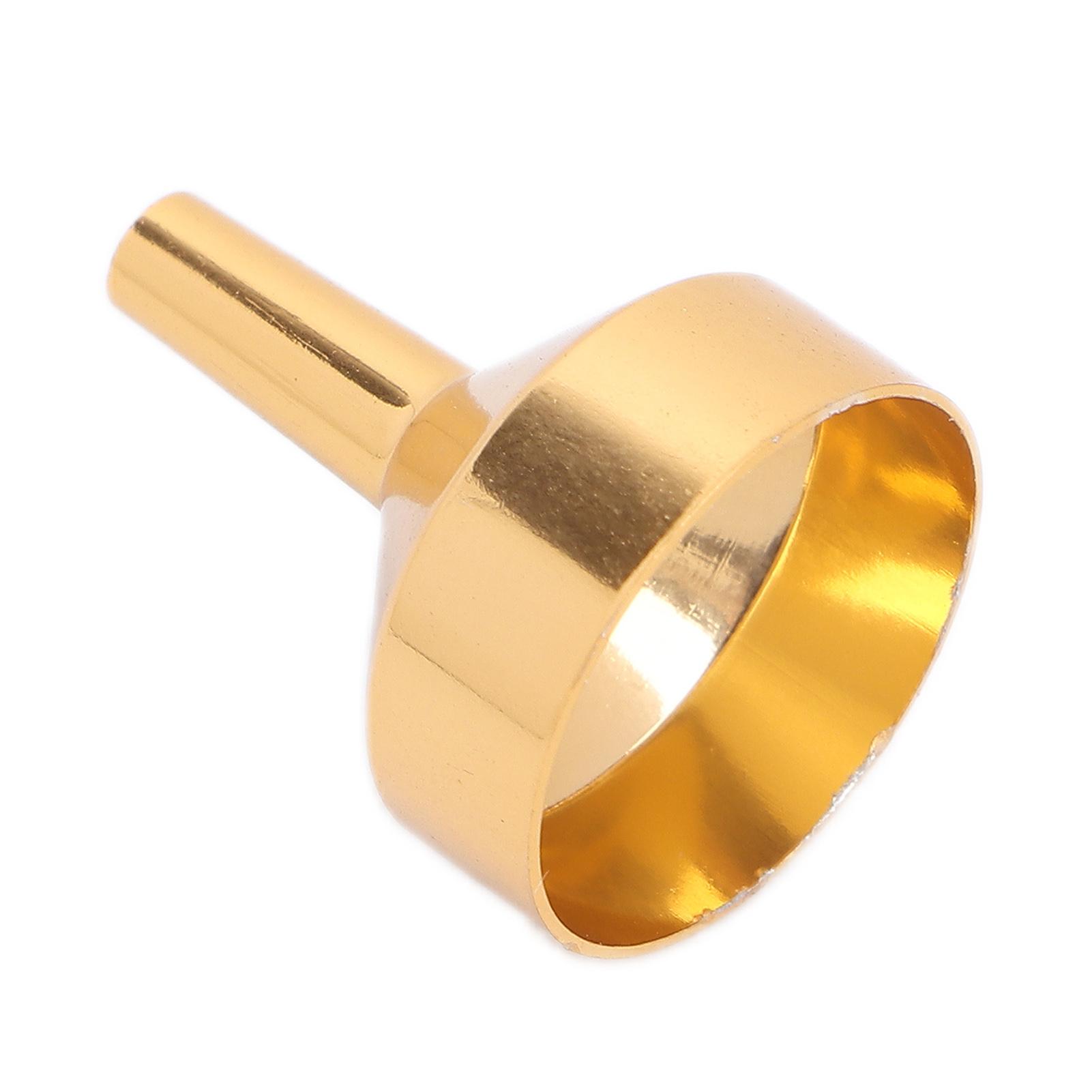 10pcs Metal Small Funnel   Aluminum Alloy Funnel for Filling Bottles and Transferring Cosmetics Perfume