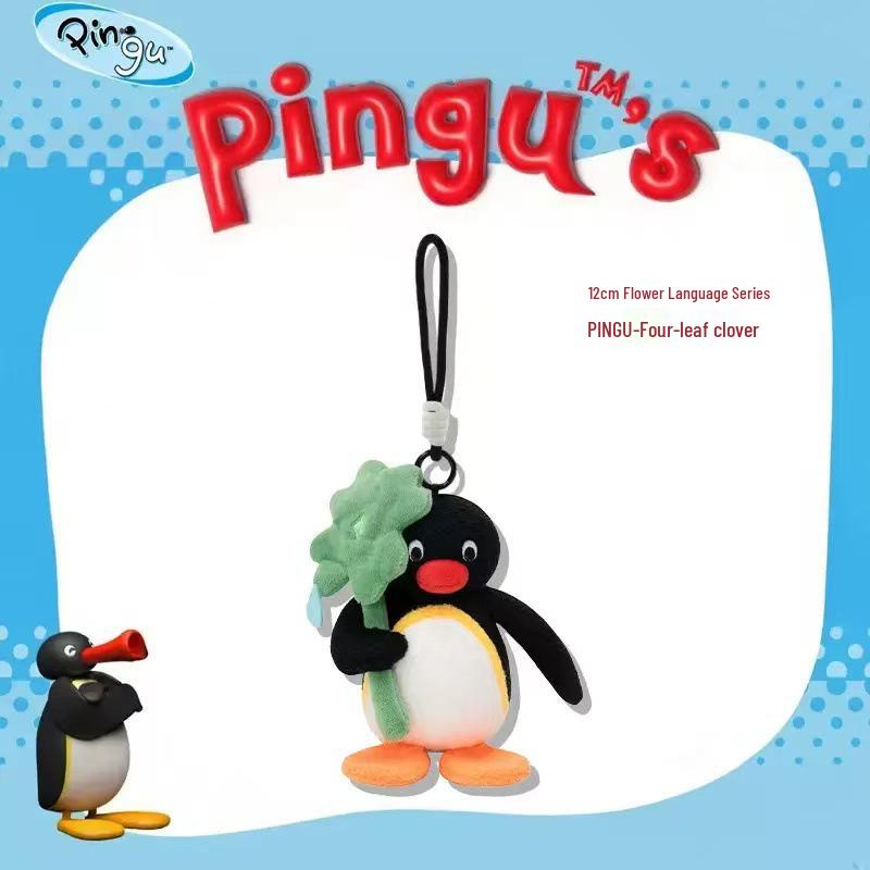 Portachiavi Peluche Pinguino Originale Bambola Ornamento per Zaini