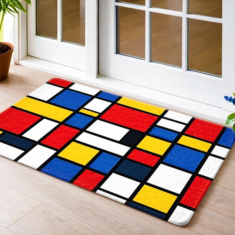 1pc Area Rugs Doormats Bath Mats Floor Mat, Household Use, Soft, Easy to Clean, Suitable for Entrance Mat Doormat Front Door H