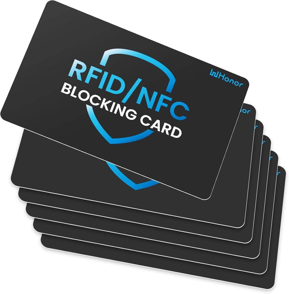RFID Blocking Card 6 Pack, Bank Debit Credit Card Protector, Anti-Theft ...