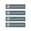 Car Styling 3D Alloy Metal Motorcycle Audio Decorative Stickers Silver For VW Touran Beetle Golf Passat Jetta Polo Bora Lavida