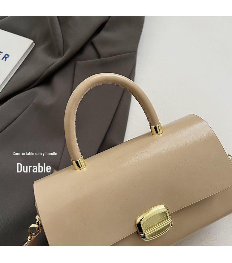 High-End 2025 Retro Handbag: Versatile Small Square Shoulder & Crossbody Bag