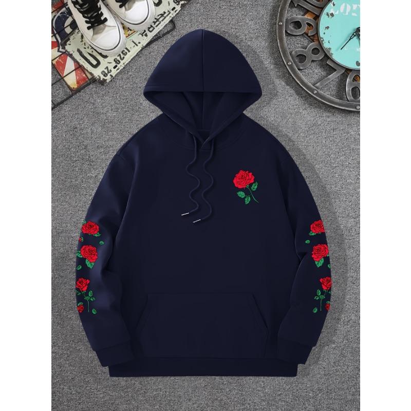 New Winter Casual Women's Loose -Lined Warm Hooded Sweatshirt