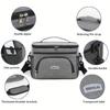 1 Stück Brotdose Lunchtasche, Nicht für Lebensmittelkontakt, Isoliert, Große Kapazität, Auto-Schnitt-Tasche, Tragbar mit Griffen, Wiederverwendbare Lunchtasche