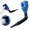 DIY Oil Change Funnel Set - Collapsible Refueling Tool for Car & Motorcycle, Gas & Engine Fluid Transfer with Leak-Proof Design
