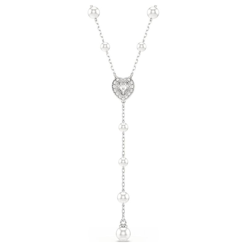 Swarovski Ariana Grande Capsule Collection x Ariana Grande Collaboration Original Design Y-shaped Necklace Women s Silver 5720855