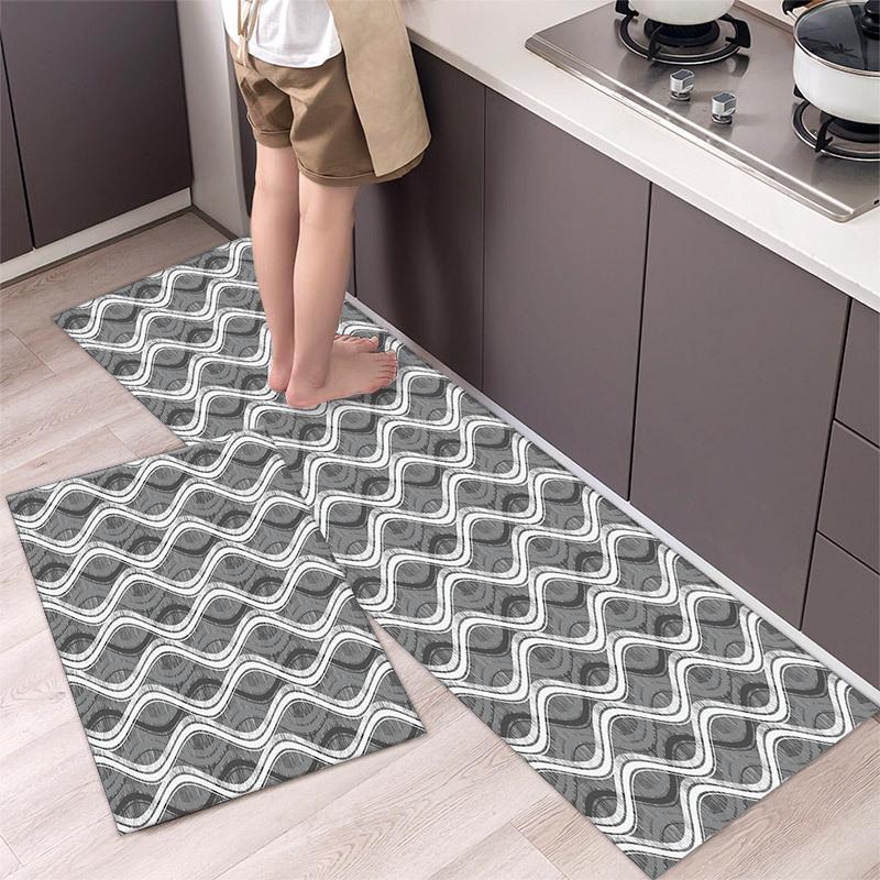Simple and Luxurious Carpet Floor Mat Kitchen Carpet Bathroom Door Mat Foot Mat