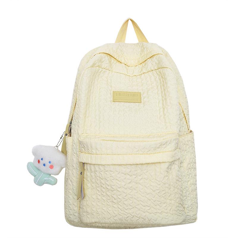 Schoolbag1011 new backpack Korean version fashion casual Mori small fresh schoolbag soft girl sweet wind versatile backpack