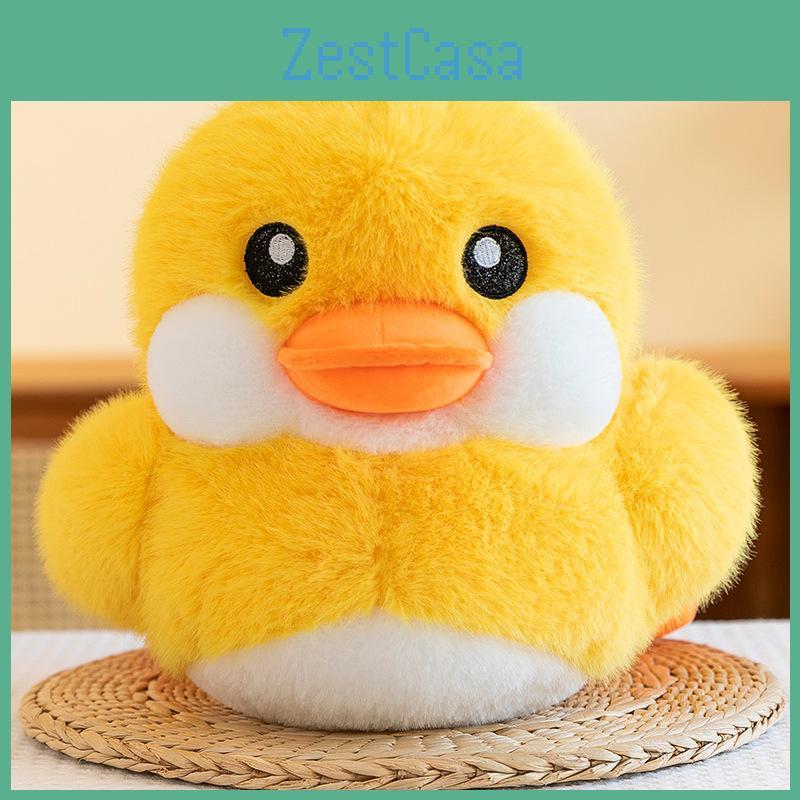 Duck Plush Yellow Toy Cartoon Stuffed Animal Doll Room Decoration Kids Gift