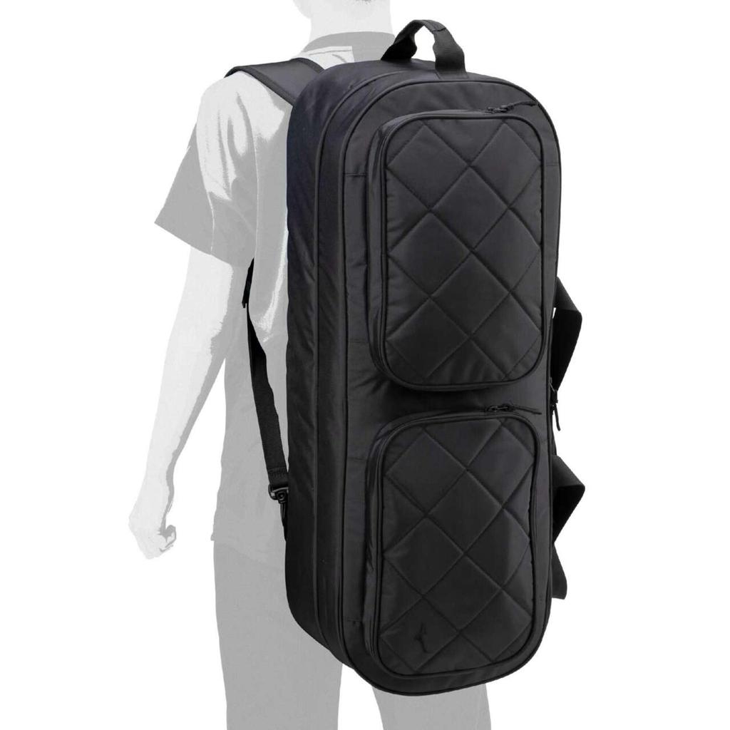 MIZUNO Badminton Racquet Tournament Black x Purple Bag, Case, 2-Way Bag, 73JDC013,