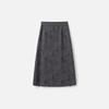 Broadcast Women's Knitted Jacquard Mid-Length Straight Skirt