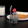 Soft or Hard Boiled Egg Cup Holder With a Spoon Included- Knight Design - Kitchen Utensil Decor