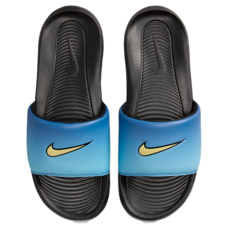 Nike Victori One Slide Hyper Blue Sky Blue Black Chamois HF4073-400