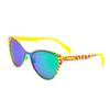 Okulary ITALIA INDEPENDENT 0022-ZEB-055. Okulary Przeciwsłoneczne, Kolor Żółty. Kobieta.