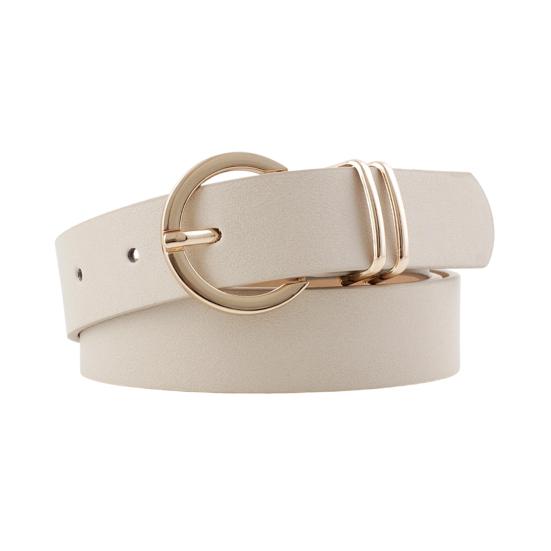 Damen Gürtel Verstellbare Länge Kunstleder Gürtel Jeans Kleider Hemden Pullover Bund Vielseitig Einfarbige Taillengürtel