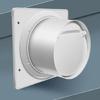 Low Noise Ventilation Fan Window Ceiling Wall Mounted Vent Fan 4inch Exhaust Fan for Toilet, Office, Kitchen Enduring