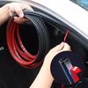 Car Door Rubber Seal Strip Double Layer Protector Noise Insulation Car Windshield Trunk Sealer Weatherstrip Auto Accessories
