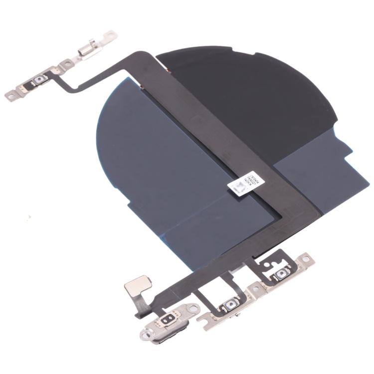 For iPhone 13 6.1 Inch Wireless Charging+Power On/Off and Volume Buttons Flex Cable Repair Part (without Logo)