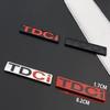 Logo Metallico Cromato Nero 3D Emblema TDCI Distintivo Parafango Bagagliaio Auto Per Fiesta Kuga Mondeo MK3 Focus MK2 Adesivo TDCI Accessori