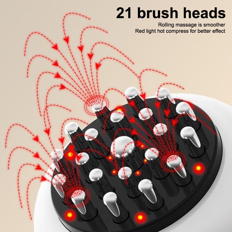 Electric  Massager Warm Moxibustion Guasha Tool Wireless  Compress Body Scraping Physiotherapy Back Face Massage