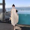 Vacation-style New Summer French Vintage Design Niche Long Dress, Light Luxury Slimming Sleeveless Dress for Women