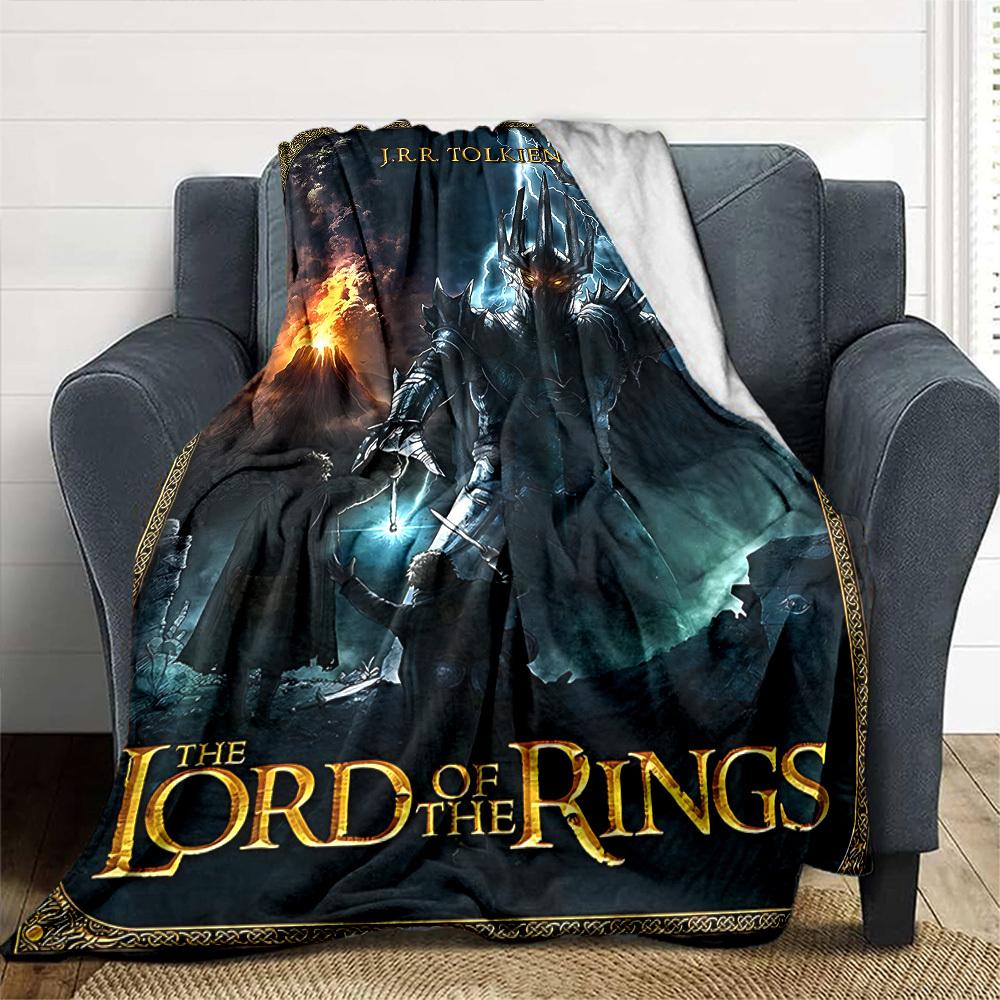 1pc J.R.R. Tolkien, The Lord of the Rings Flannel Blanket Soft Warm Throw for Home, Office, Travel, All-Season Cozy Bedding GiftL1065