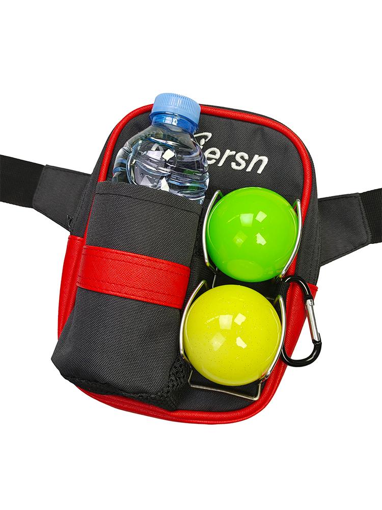 Kaiersn Park Golf Bag Golf Ball Pocket With 2Pcs Ball Clamp Golf Accessory Bag