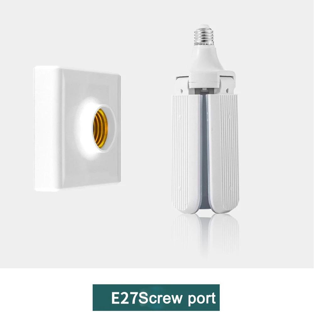 E27 LED Garage Light Deformable AC85-265V 28W 3800LM Ceiling Fixture Lights Workshop Lamp