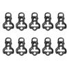 10Pcs Tent Guyline Wind Rope Buckle Cord Guyline Runners Guy Rope Tensioners Tent Guy Line Adjuster Stopper Tightener