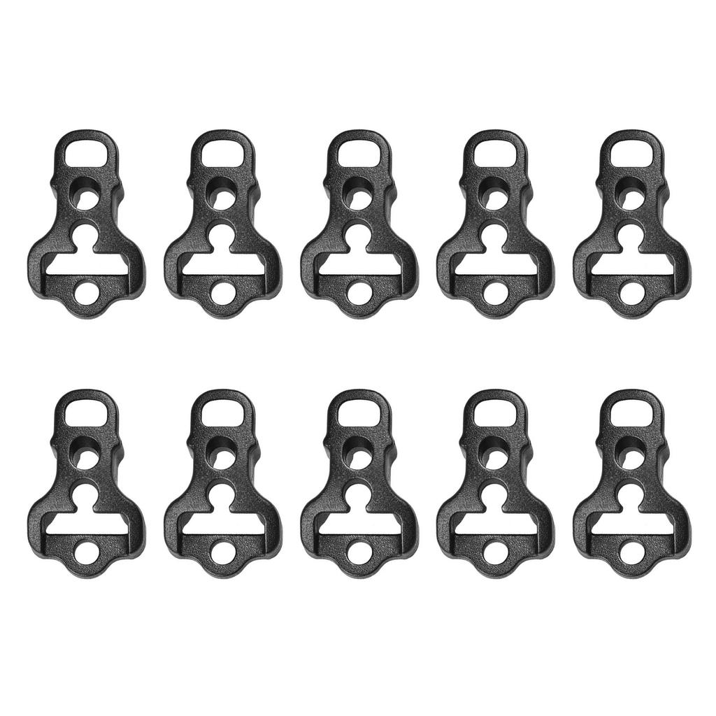 10Pcs Tent Guyline Wind Rope Buckle Cord Guyline Runners Guy Rope Tensioners Tent Guy Line Adjuster Stopper Tightener