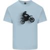 Abstract Motocross Rider Dirt Bike Unisexs Light Cotton TShirt