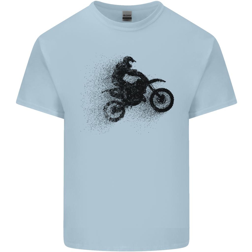 Abstract Motocross Rider Dirt Bike Unisexs Light Cotton TShirt