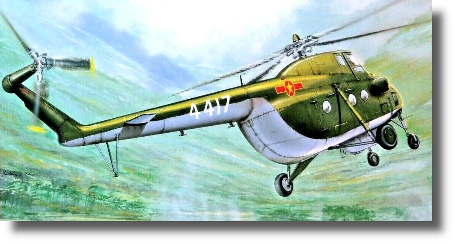Модель вертолета SEMAR Harbin Z-5 в масштабе 1/72, Китай. (Ми-4) Пластиковая модель комплект (SME72908)